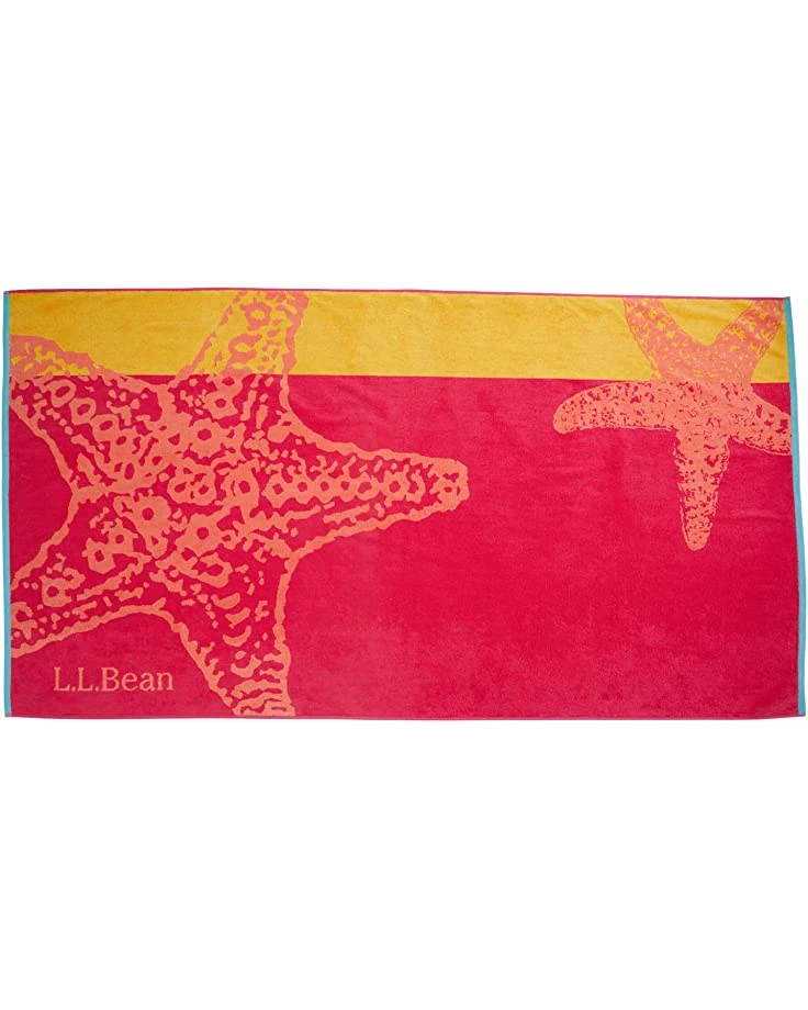L.L.Bean Water Sports Seaside Beach Towel Starfish 2 L.L.Bean Water Sports Seaside Beach Towel Starfish - Image 2
