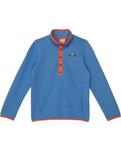 L.L.Bean Hoodies & Sweatshirts Quilted Snap 1/4 Pullover Solid (Little Kids)