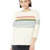 L.L.Bean Hoodies & Sweatshirts Petite 24/7 Sweats Crew Stripe