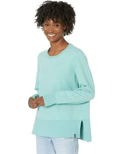 L.L.Bean Hoodies & Sweatshirts Petite Bean's Cozy Split Hem Sweatshirt