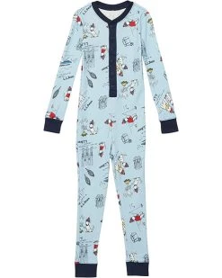 L.L.Bean Sleepwear Organic Cotton Fitted One-Piece (Little Kids)