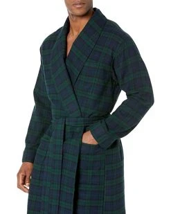 L.L.Bean Sleepwear Scotch Plaid Flannel Robe Regular -L.L.Bean Shop 71vBBakGezL. AC SR736920