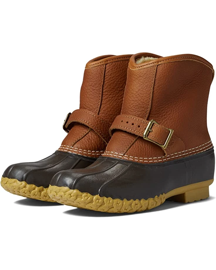 L.L.Bean Boots Bean Boot 7" Lounger Limited Edition Tumbled Leather Shearling Lined Insulated 1 L.L.Bean Boots Bean Boot 7" Lounger Limited Edition Tumbled Leather Shearling Lined Insulated