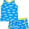 L.L.Bean Swimwear Watersports Swim Tankini Shorts (Big Kids)