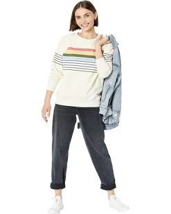 L.L.Bean Hoodies & Sweatshirts Petite 24/7 Sweats Crew Stripe -L.L.Bean Shop 71zD1GK2SML. AC SR736920