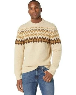 L.L.Bean Sweaters Classic Raggwool Crew Sweater Fair Isle Regular