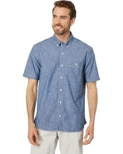 L.L.Bean Shirts & Tops Comfort Stretch Chambray Shirt Short Sleeve Traditional Fit