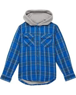 L.L.Bean Shirts & Tops Fleece Lined Flannel Shirt Hooded Plaid (Big Kids)
