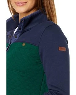 L.L.Bean Hoodies & Sweatshirts Quilted Sweatshirt Mock Neck Tunic Color-Block -L.L.Bean Shop 81AK wvJdmL. AC SR736920