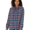 L.L.Bean Hoodies & Sweatshirts Fleece Lined Flannel Shirt Hoodie Plaid