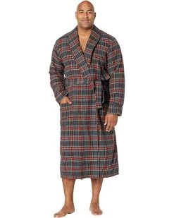 L.L.Bean Sleepwear Scotch Plaid Flannel Robe Sherpa Lined Tall -L.L.Bean Shop 81EOl8aOVQL. AC SR736920