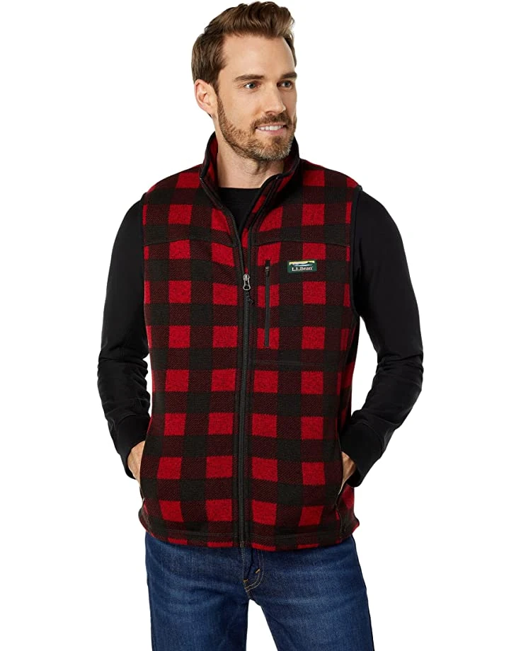 L.L.Bean Sweaters Sweater Fleece Vest Printed 1 L.L.Bean Sweaters Sweater Fleece Vest Printed