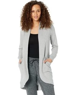 L.L.Bean Sweaters SoftFlex Long Open Cardigan