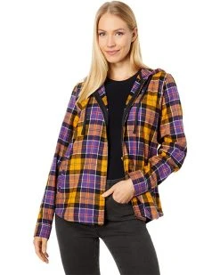 L.L.Bean Hoodies & Sweatshirts Scotch Plaid Flannel Relaxed Fit Hoodie