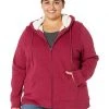 L.L.Bean Hoodies & Sweatshirts Plus Size 1912 Sherpa-Lined Hoodie