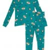 L.L.Bean Sleepwear Organic Cotton Fitted Pajamas (Big Kids)