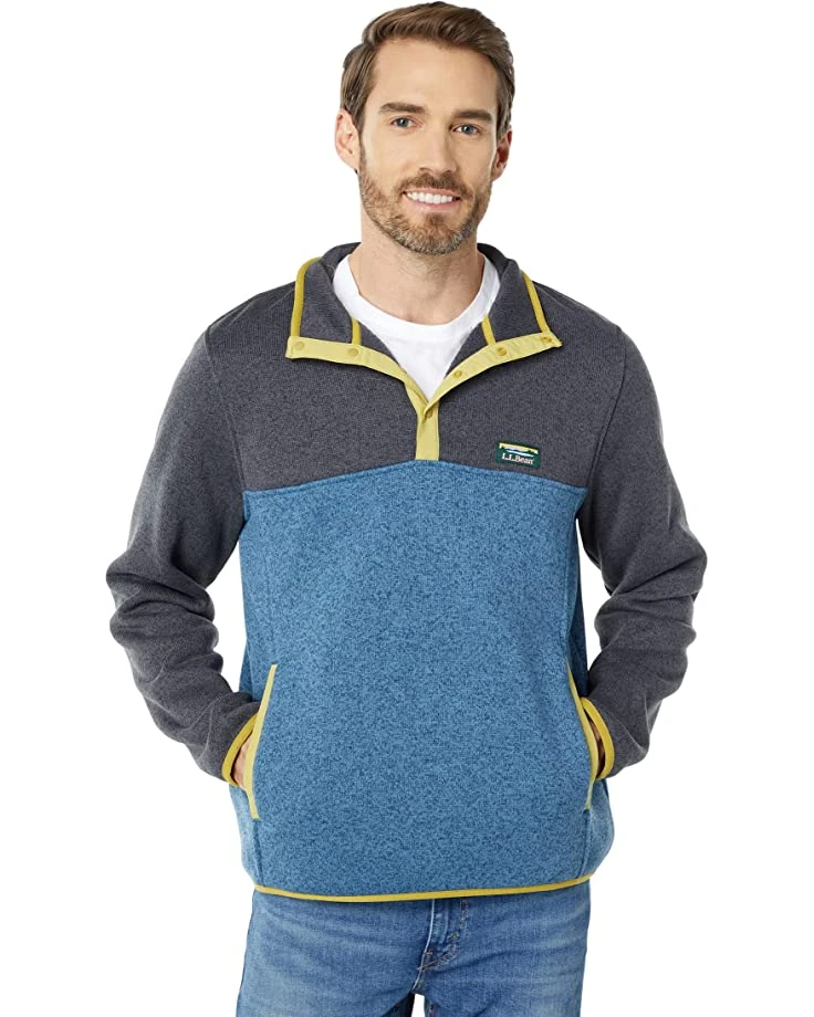 81IUH88BxeL._AC_SR736920_.jpg L.L.Bean Hoodies & Sweatshirts Sweater Fleece Pullover Color-Block Regular -L.L.Bean Shop