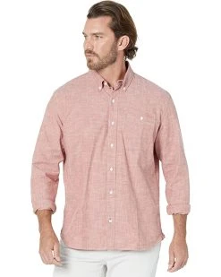 L.L.Bean Shirts & Tops Comfort Stretch Chambray Shirt Long Sleeve Traditional Fit