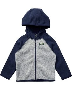 L.L.Bean Coats & Outerwear Bean's Sweater Fleece Full Zip Color-Block (Toddler)