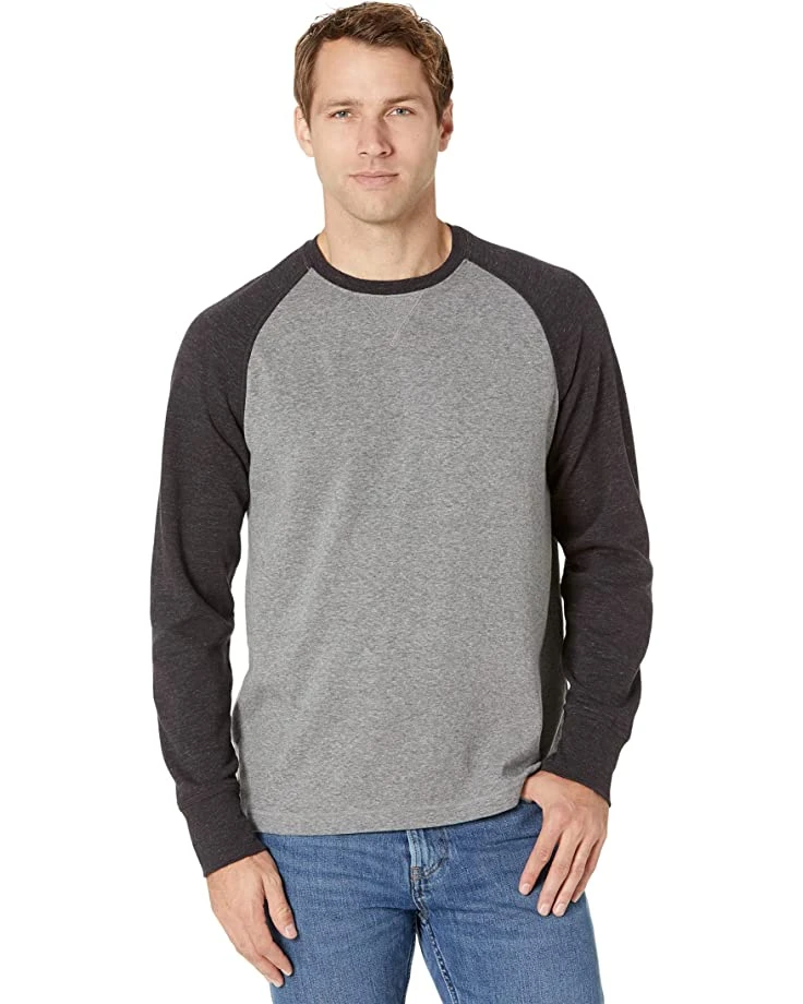 81LldGe7DoL._AC_SR736920_.jpg L.L.Bean Shirts & Tops Washed Cotton Double-Knit Crew Neck Long Sleeve Slightly Color-Block Regular -L.L.Bean Shop 81LldGe7DoL. AC SR736920