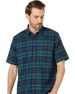 L.L.Bean Shirts & Tops BeanFlex All Season Flannel Shirt Short Sleeve Traditional Fit