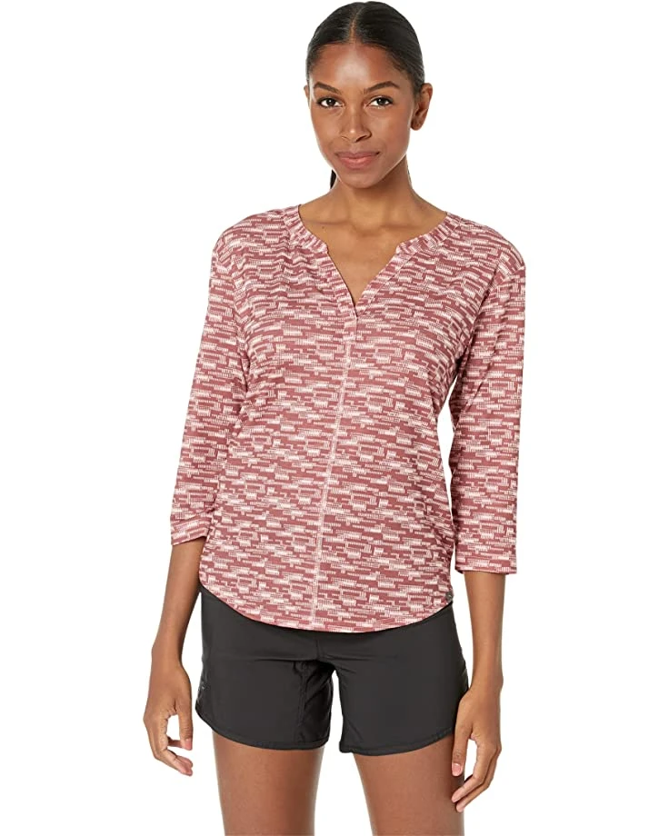 81OyhehOoML._AC_SR736920_.jpg L.L.Bean Shirts & Tops Petite Streamside Tee Split-Neck 3/4 Sleeve Print -L.L.Bean Shop 81OyhehOoML. AC SR736920