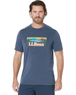 L.L.Bean Shirts & Tops Everyday SunSmart Tee Short Sleeve Graphic - Tall