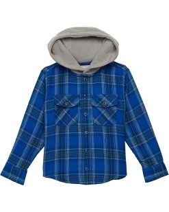 L.L.Bean Shirts & Tops Fleece Lined Flannel Shirt Hooded Plaid (Little Kids)