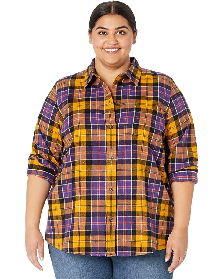 L.L.Bean Shirts & Tops Plus Size Scotch Plaid Shirt 1 L.L.Bean Shirts & Tops Plus Size Scotch Plaid Shirt