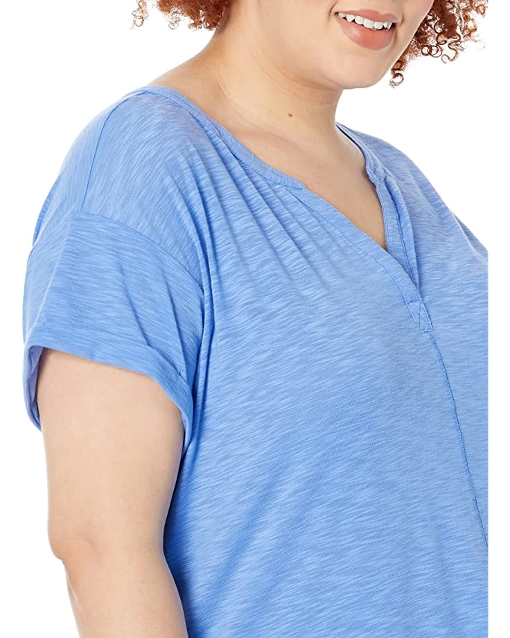 81e9ImXDMmL._AC_SR736920_.jpg L.L.Bean Shirts & Tops Plus Size Streamside Tee Split-Neck Short Sleeve -L.L.Bean Shop 81e9ImXDMmL. AC SR736920