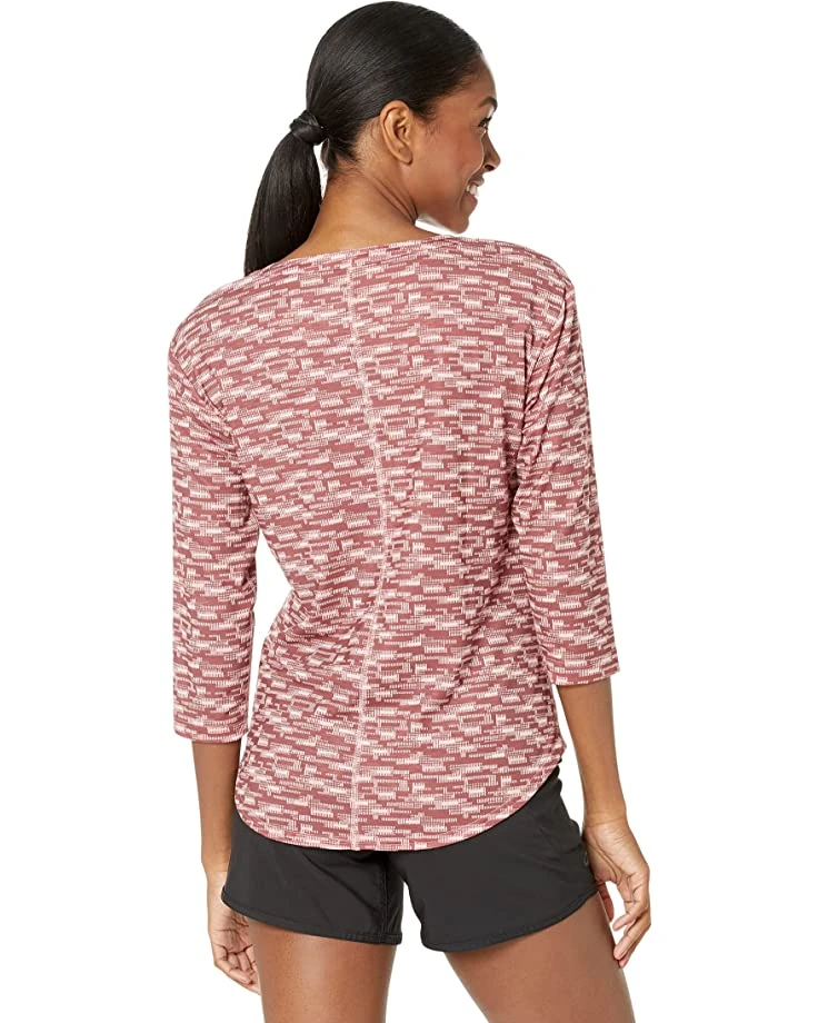 81huASoMgkL._AC_SR736920_.jpg L.L.Bean Shirts & Tops Petite Streamside Tee Split-Neck 3/4 Sleeve Print -L.L.Bean Shop 81huASoMgkL. AC SR736920