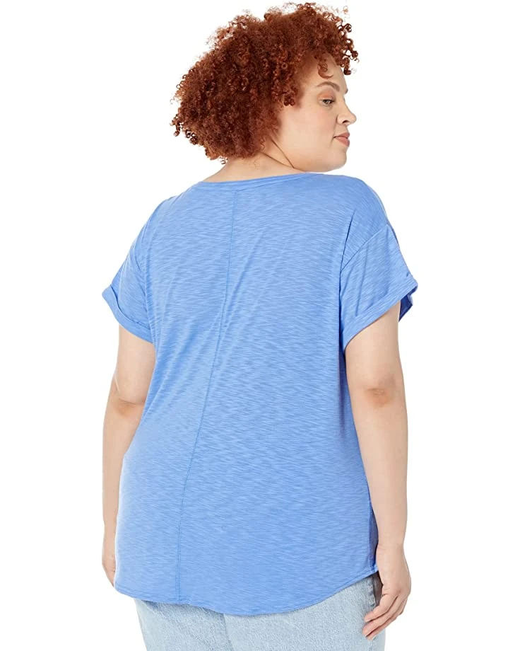 81mBO7EeoUL._AC_SR736920_.jpg L.L.Bean Shirts & Tops Plus Size Streamside Tee Split-Neck Short Sleeve -L.L.Bean Shop 81mBO7EeoUL. AC SR736920