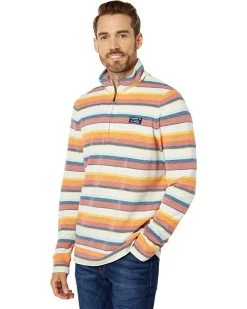 L.L.Bean Hoodies & Sweatshirts Comfort Stretch Pique 1/4 Zip Long Sleeve Stripe