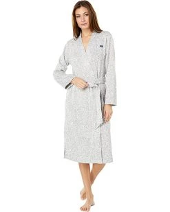 L.L.Bean Sleepwear Lightweight Sweater Fleece Wrap Robe