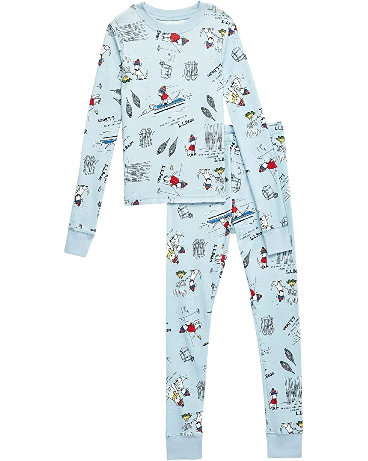 81rmT6XNr5L._AC_SR736920_.jpg L.L.Bean Sleepwear Organic Cotton Fitted Pajamas (Big Kids) -L.L.Bean Shop 81rmT6XNr5L. AC SR736920