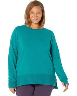 L.L.Bean Hoodies & Sweatshirts Plus Size Bean's Cozy Split Hem Sweatshirt -L.L.Bean Shop 81t7zvTrG8L. AC SR736920