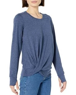 L.L.Bean Shirts & Tops Petite VentureSoft Twist Front Top Long Sleeve -L.L.Bean Shop 81utCa95i2L. AC SR736920