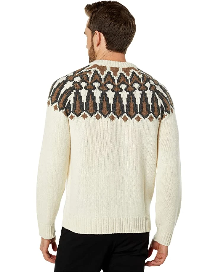 L.L.Bean Sweaters Classic Raggwool Crew Sweater Yoke Fair Isle 2 L.L.Bean Sweaters Classic Raggwool Crew Sweater Yoke Fair Isle - Image 2