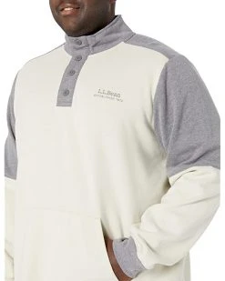 L.L.Bean Hoodies & Sweatshirts 1912 Sweatshirt Button Mock Color-Block - Tall -L.L.Bean Shop 81zXX09tYpL. AC SR736920