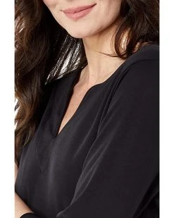 L.L.Bean Shirts & Tops Pima Tops Split-Neck Tunic 3/4 Sleeve -L.L.Bean Shop 81zgbMpHMdL. AC SR736920