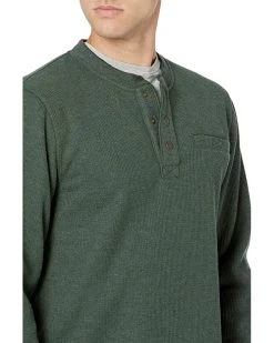 L.L.Bean Shirts & Tops Katahdin Iron Works Bonded Waffle Fleece Henley Slightly Fitted Regular -L.L.Bean Shop 913JXe71yL. AC SR736920