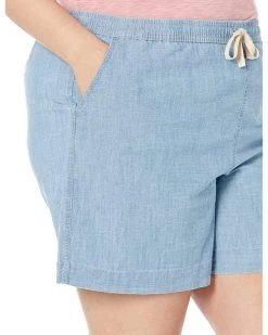 L.L.Bean Plus Size Lakewashed Chambray Dock Shorts -L.L.Bean Shop 914YyLeYGOL. AC SR736920