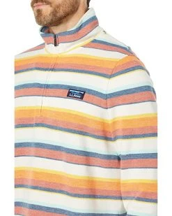 L.L.Bean Hoodies & Sweatshirts Comfort Stretch Pique 1/4 Zip Long Sleeve Stripe -L.L.Bean Shop 916 0iyaT5L. AC SR736920