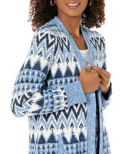 L.L.Bean Cotton Ragg Sweaters Open Cardigan Fair Isle -L.L.Bean Shop 917IwFpdD5L. AC SR736920