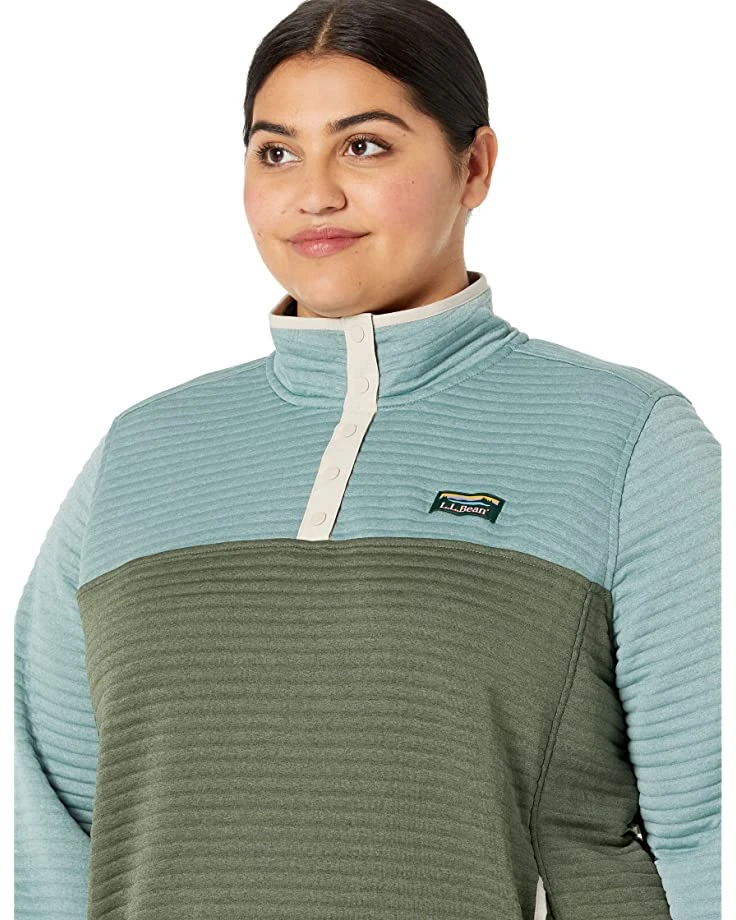 L.L.Bean Hoodies & Sweatshirts Plus Size Airlight Knit Pullover Color-Block 3 L.L.Bean Hoodies & Sweatshirts Plus Size Airlight Knit Pullover Color-Block - Image 3