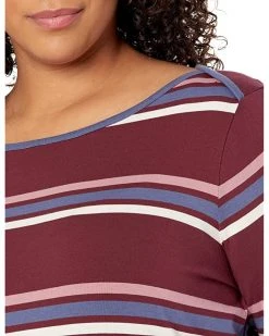 L.L.Bean Shirts & Tops Plus Size Soft Stretch Supima Boatneck 3/4 Sleeve Stripe 2 L.L.Bean Shirts & Tops Plus Size Soft Stretch Supima Boatneck 3/4 Sleeve Stripe -L.L.Bean Shop 91HBrXukKjL. AC SR736920