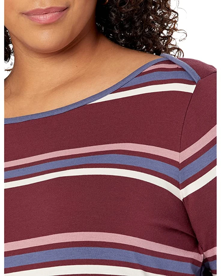 91HBrXukKjL._AC_SR736920_.jpg L.L.Bean Shirts & Tops Plus Size Soft Stretch Supima Boatneck 3/4 Sleeve Stripe -L.L.Bean Shop 91HBrXukKjL. AC SR736920