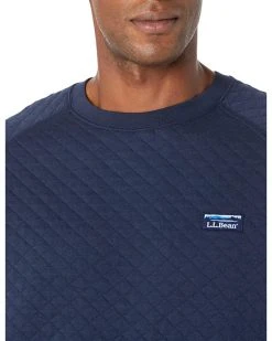 L.L.Bean Hoodies & Sweatshirts Quilted Crew Neck - Tall -L.L.Bean Shop 91PtGPrPymL. AC SR736920