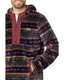 L.L.Bean Coats & Outerwear Hi-Pile Fleece Hooded Pullover Print Regular -L.L.Bean Shop 91QMt hzhwL. AC SR736920