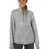 L.L.Bean Hoodies & Sweatshirts Petite Bean's Cozy Mixed Knits Pullover Marled